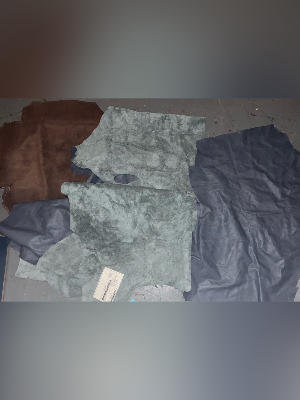 Suede Leather Hides Fabric